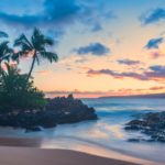 hawaii sunset beach