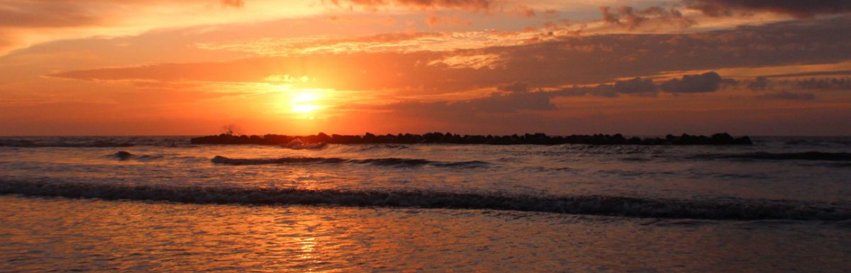 A beautiful Louisiana beach sunrise.