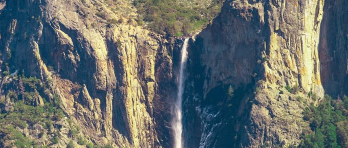 Bridalveil Falls, Yosemite National Park, California, United States.