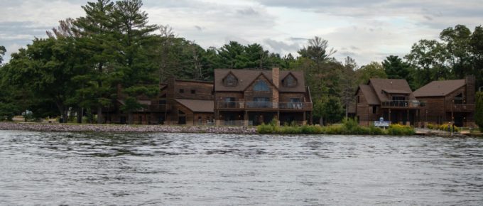 Lake house in Wisconsin, USA.