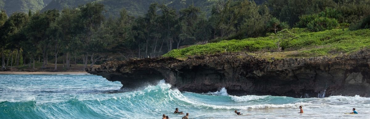 Northern beaches, Oahu, Hawaii, USA.