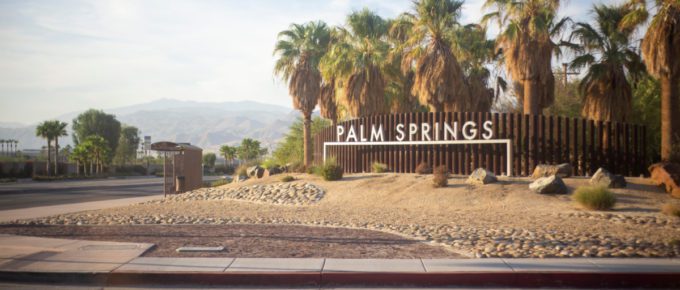 City of Palm Springs, California, USA.