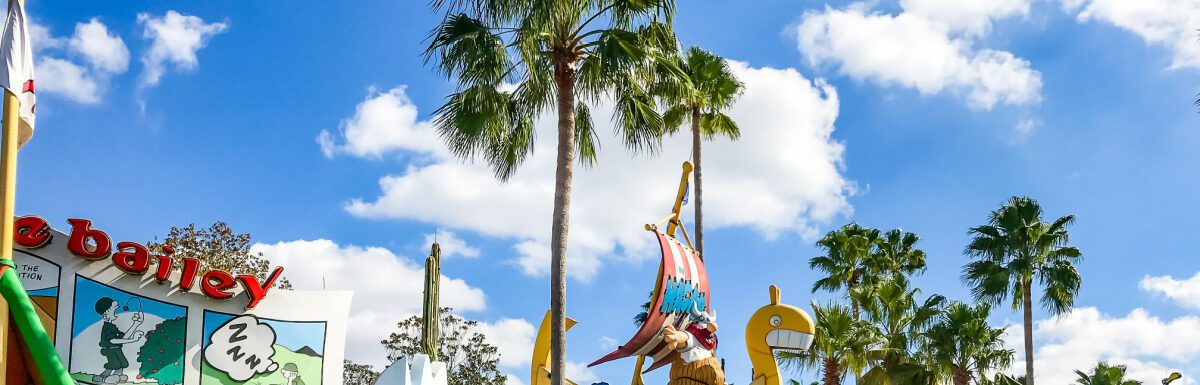 Islands of Adventure in Universal Studios Orlando, Florida, USA.